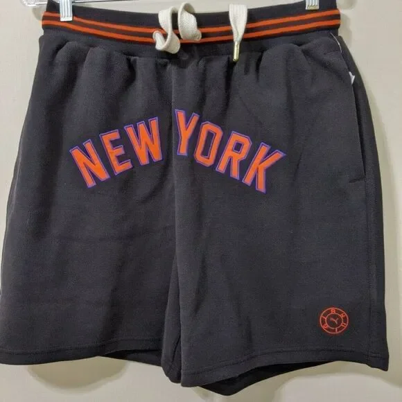 PUMA X RHUIGI Men's New York Casual Athletic Basketball Shorts Black L 539496-01 - Picture 4 of 13